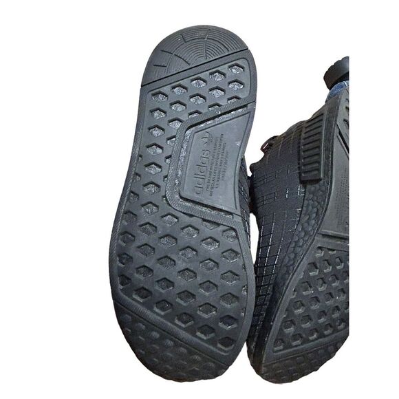 Adidas NMD R1 Web Boost Men's Originals  Sneakers Triple Black Shoes Size 7.5 - Picture 12 of 16